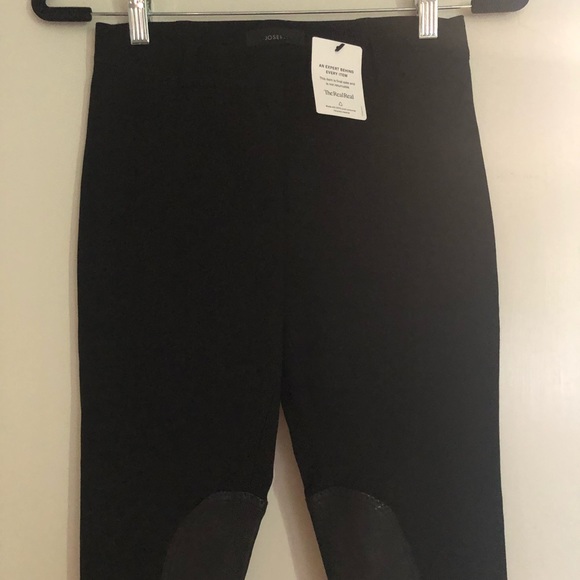 Joseph Lambskin Detail Ankle Zip Black Leggings Size Small - Picture 5 of 15